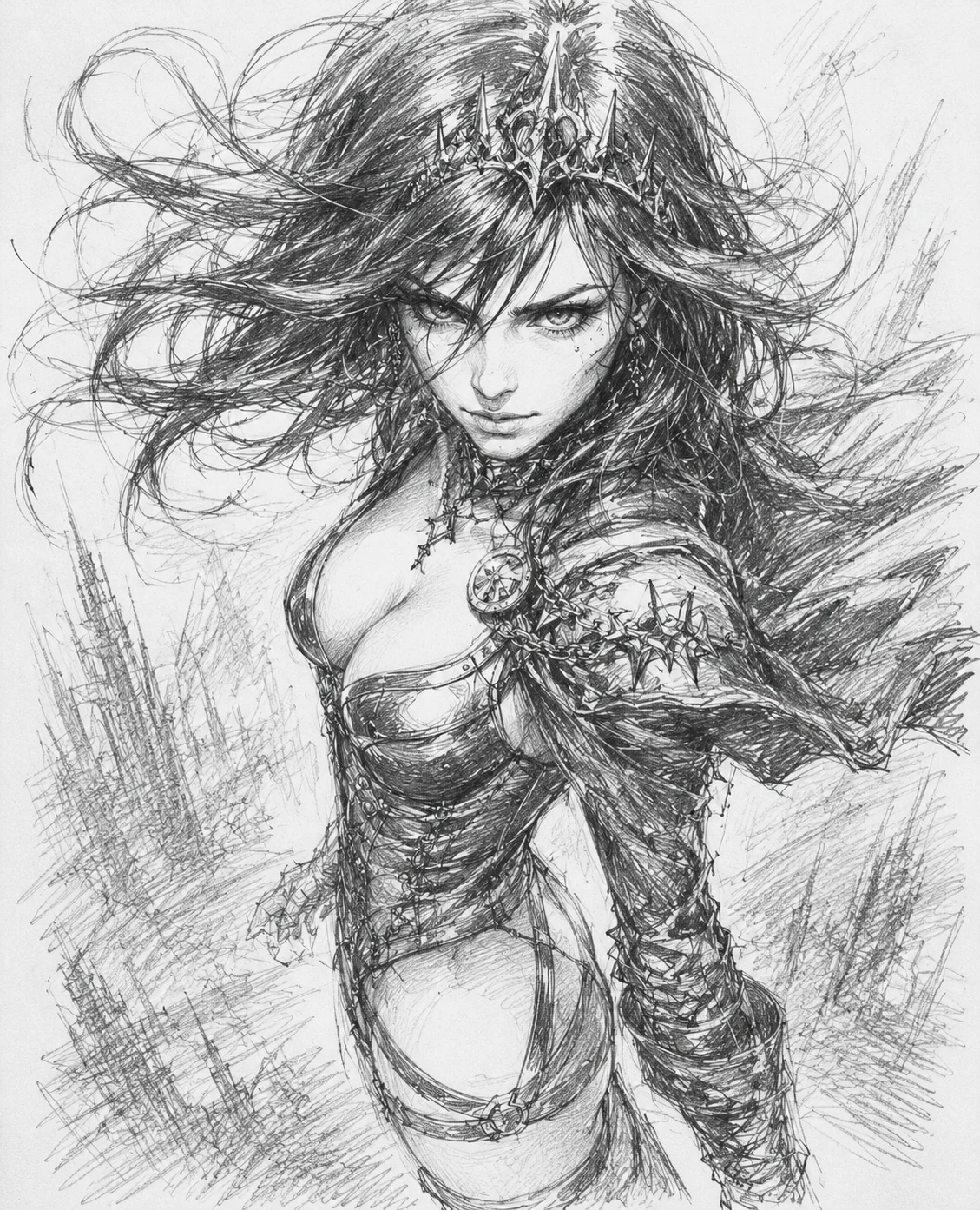 Erin · portrait au crayon