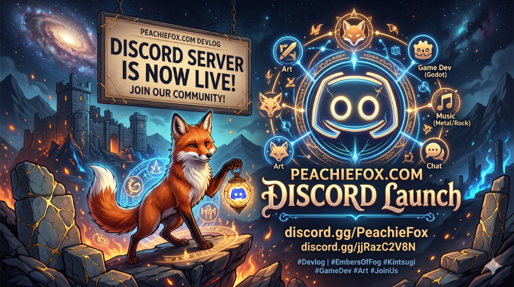 Le QG de Peachie Fox ouvre ses portes ! (Serveur Discord Officiel)
